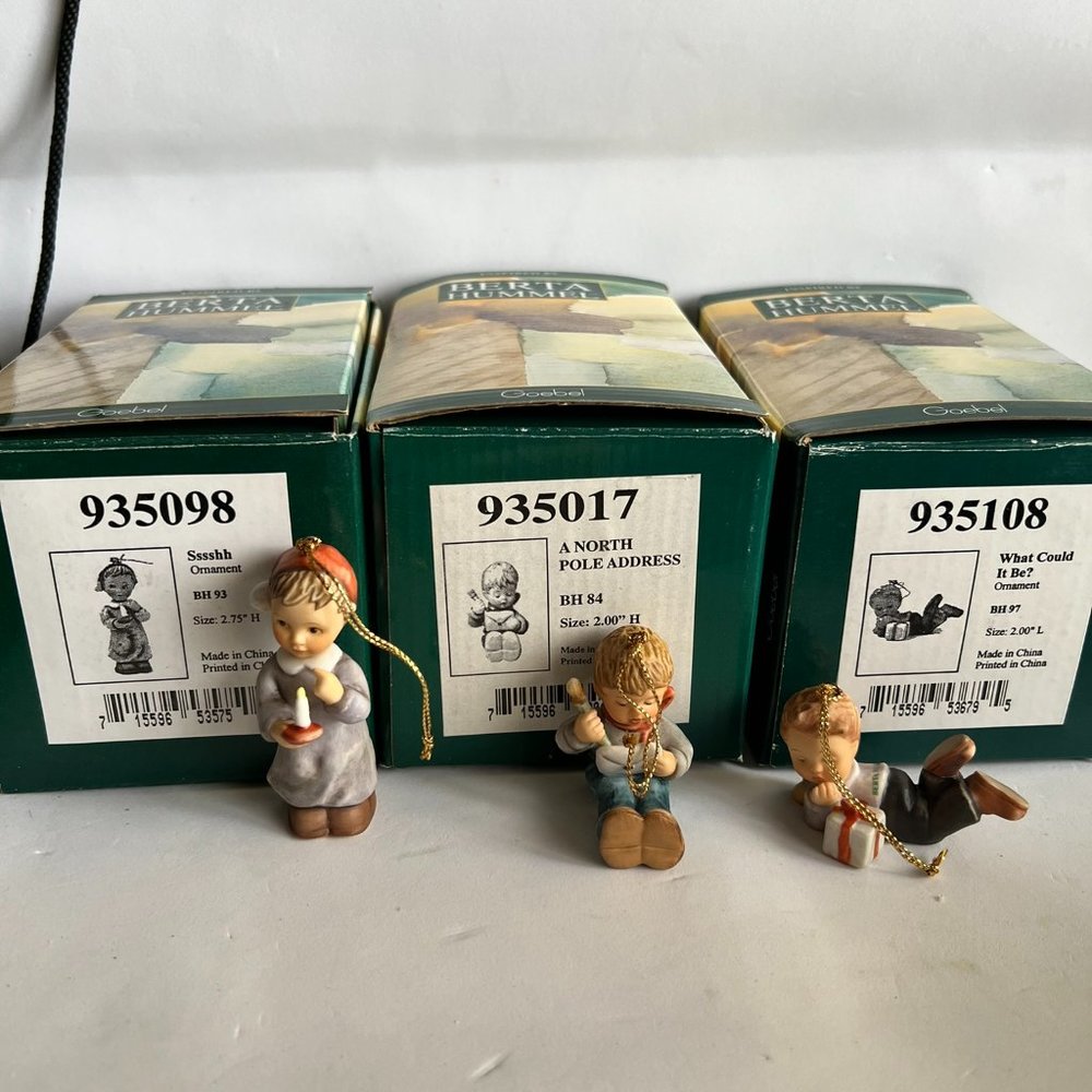Cherished Hummel Christmas Ornaments - Limited Editions